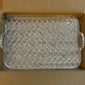 Set of 6 Decorative Acrylic Serving Trays